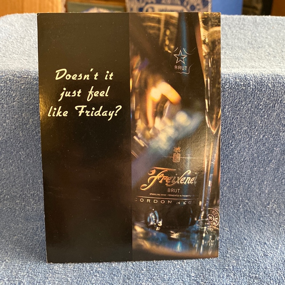 Brut Postcard Ad GoCard 2000
